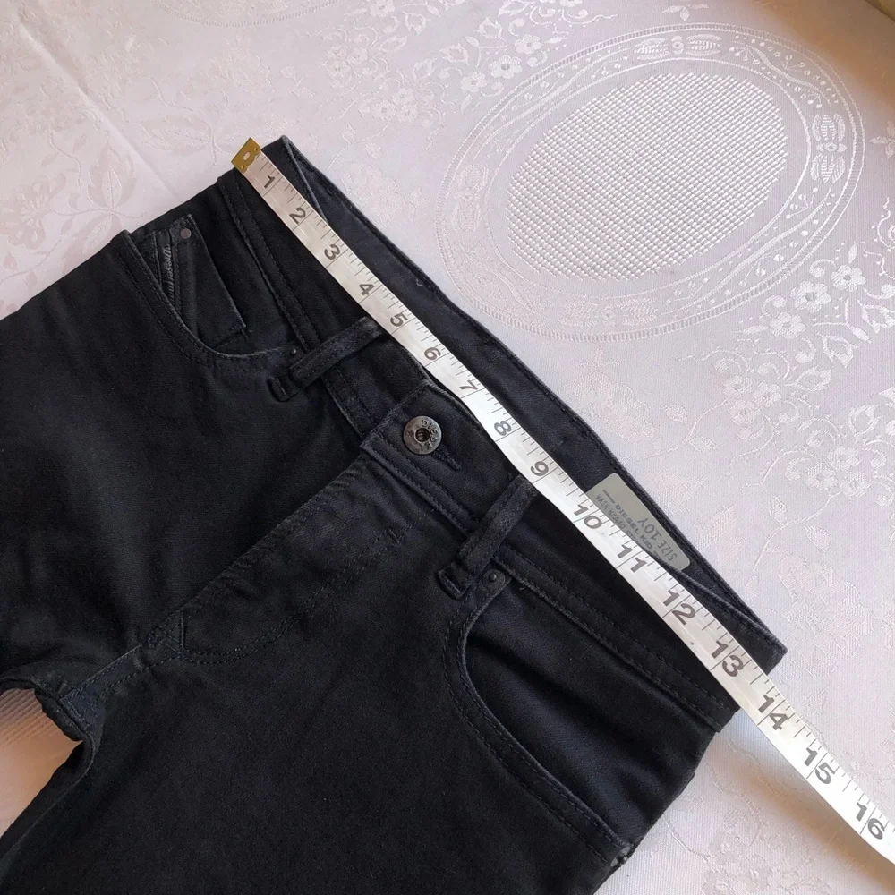 Diesel Industry Sleenker-J-N Slim Black Denim Jeans Pants Boys Kids Size 10Y